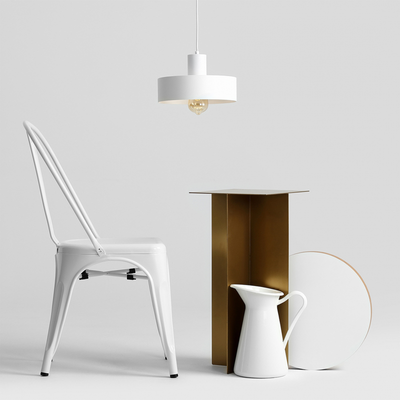 Lampa wisząca FAY 1 M biała