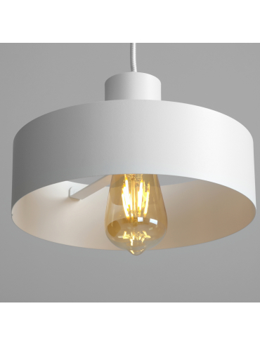 Lampa wisząca FAY 1 M biała