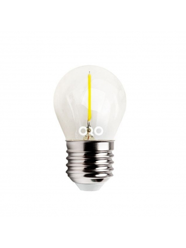Żarówka LED ORO-E27-G45-FL-CLARO-1,3W-WW, 2700K