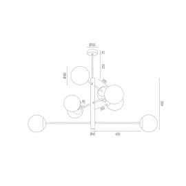 Lampa wisząca CAMERON 5041