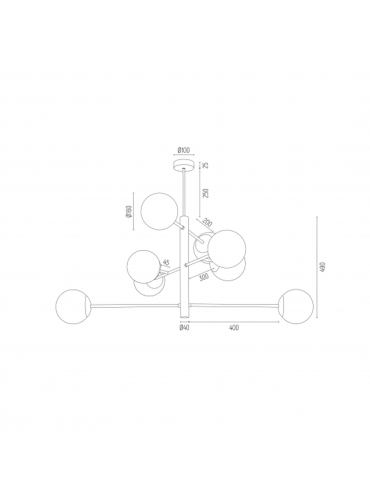 Lampa wisząca CAMERON 5041