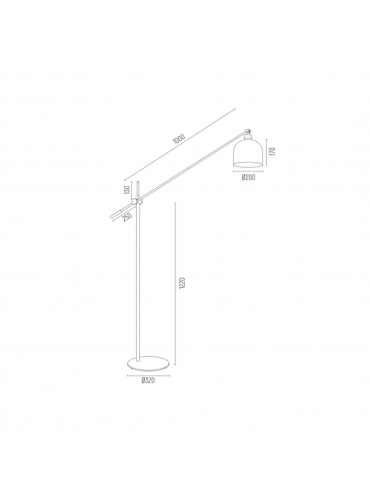 Lampa podłogowa DETROIT 4734
