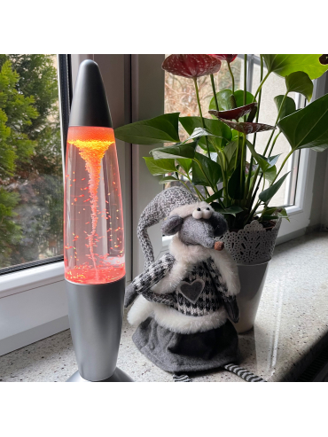 Lampa stołowa MAGMA SREBRNA 28019