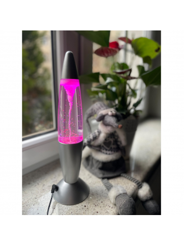 Lampa stołowa MAGMA SREBRNA 28019