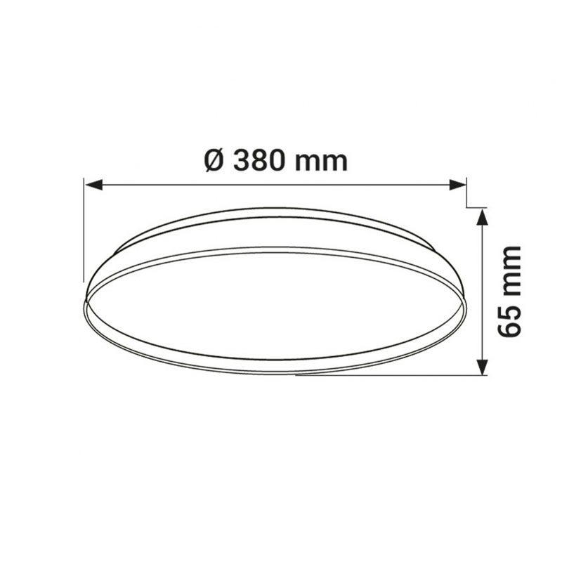 Lampa sufitowa ORO-NUBE-SILVER-36W-DW