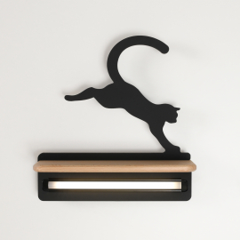 Kinkiet BLACK JUMPING CAT 21-75635
