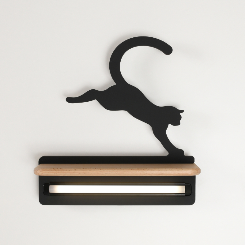 Kinkiet BLACK JUMPING CAT 21-75635