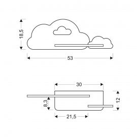 Kinkiet CLOUD 21-33567
