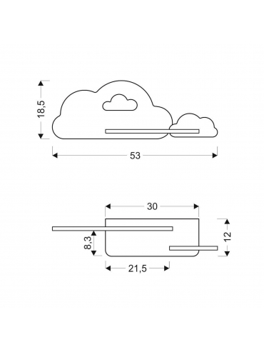 Kinkiet CLOUD 21-33567
