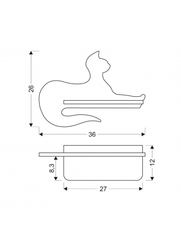 Kinkiet BLACK CAT 21-75642