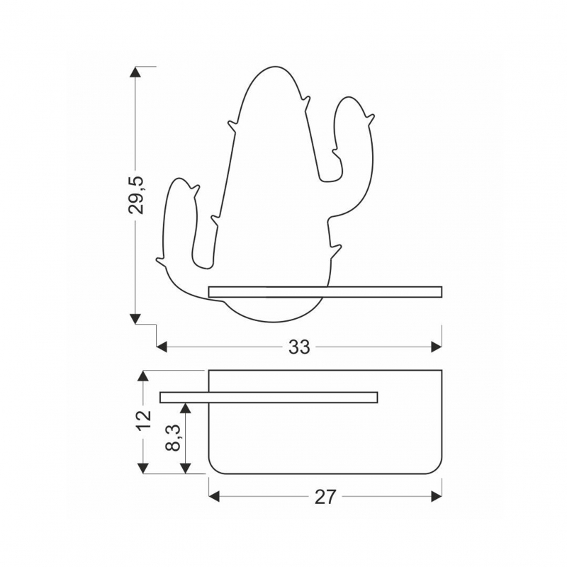 Kinkiet CACTUS 21-00927