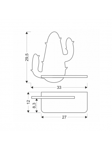Kinkiet CACTUS 21-00927
