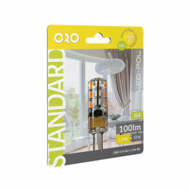 Żarówka ORO-G4-OLI-1,5W-BC, 2700K