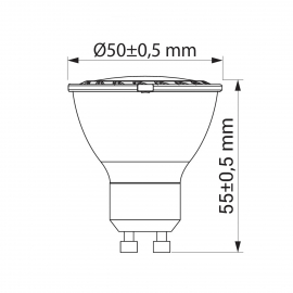 Żarówka ORO-GU10-HERA-8W-II-BD, 4000K
