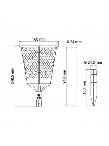Lampa solarna LED SPARK ORO10037.