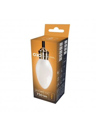 Żarówka LED ORO-E14-C35-FL-ROTO-6W-WW, 2700K