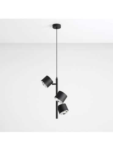 Lampa wisząca BOT 3 VERTICAL BLACK 1047E