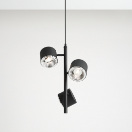Lampa wisząca BOT 3 VERTICAL BLACK 1047E