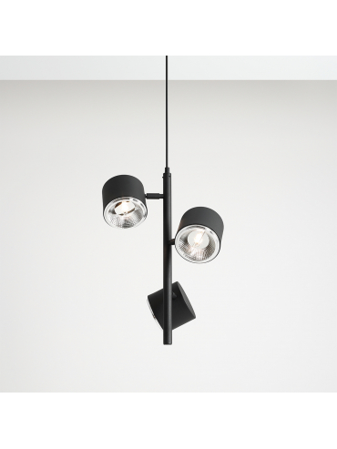 Lampa wisząca BOT 3 VERTICAL BLACK 1047E