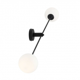 Kinkiet OHIO 2 WALL BLACK 1081D1