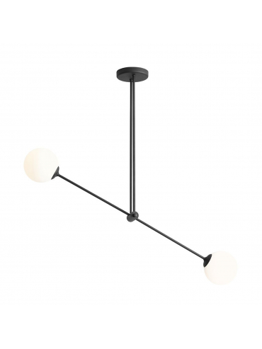 Lampa sufitowa OHIO 2 BLACK 1081PL_H1