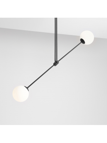 Lampa sufitowa OHIO 2 BLACK 1081PL_H1