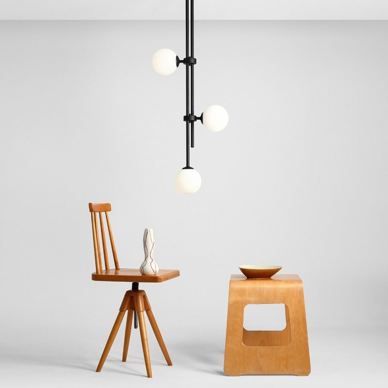 Lampa sufitowa HARMONY 3 BLACK 1073PL_E1