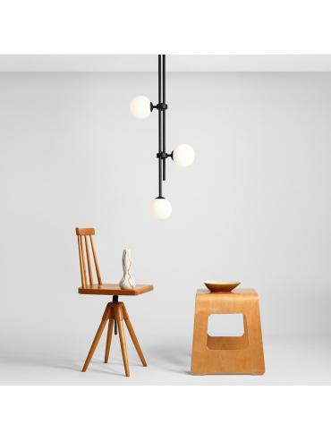 Lampa sufitowa HARMONY 3 BLACK 1073PL_E1