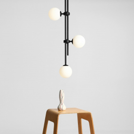 Lampa sufitowa HARMONY 3 BLACK 1073PL_E1