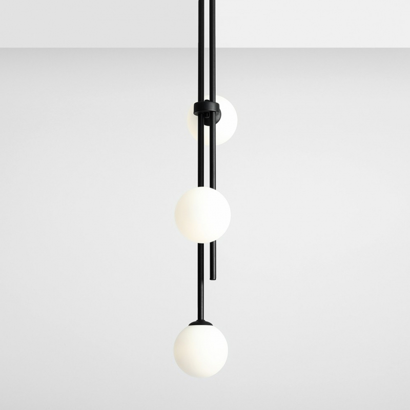 Lampa sufitowa HARMONY 3 BLACK 1073PL_E1