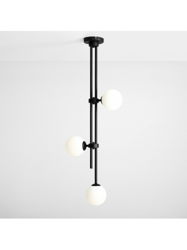 Lampa sufitowa HARMONY 3 BLACK 1073PL_E1