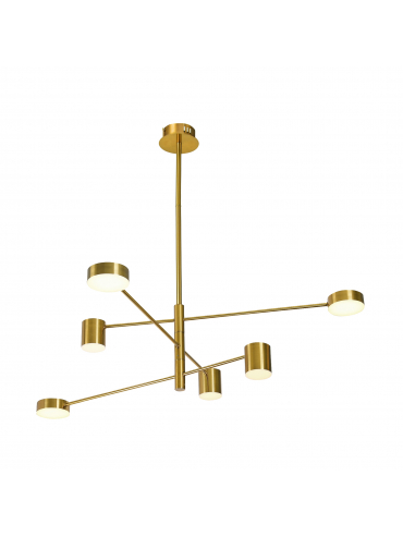Lampa wisząca REMDAL PND-16374-6-COP-GD-3K