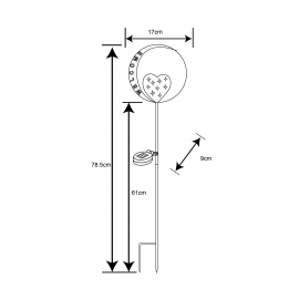 Lampa solarna 33499