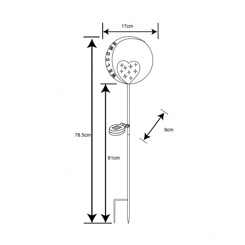 Lampa solarna 33499