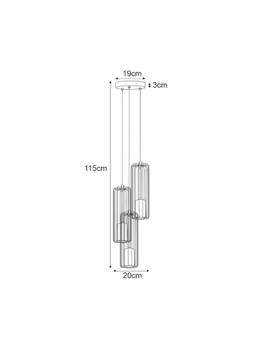 Lampa wisząca FALCON K-4932