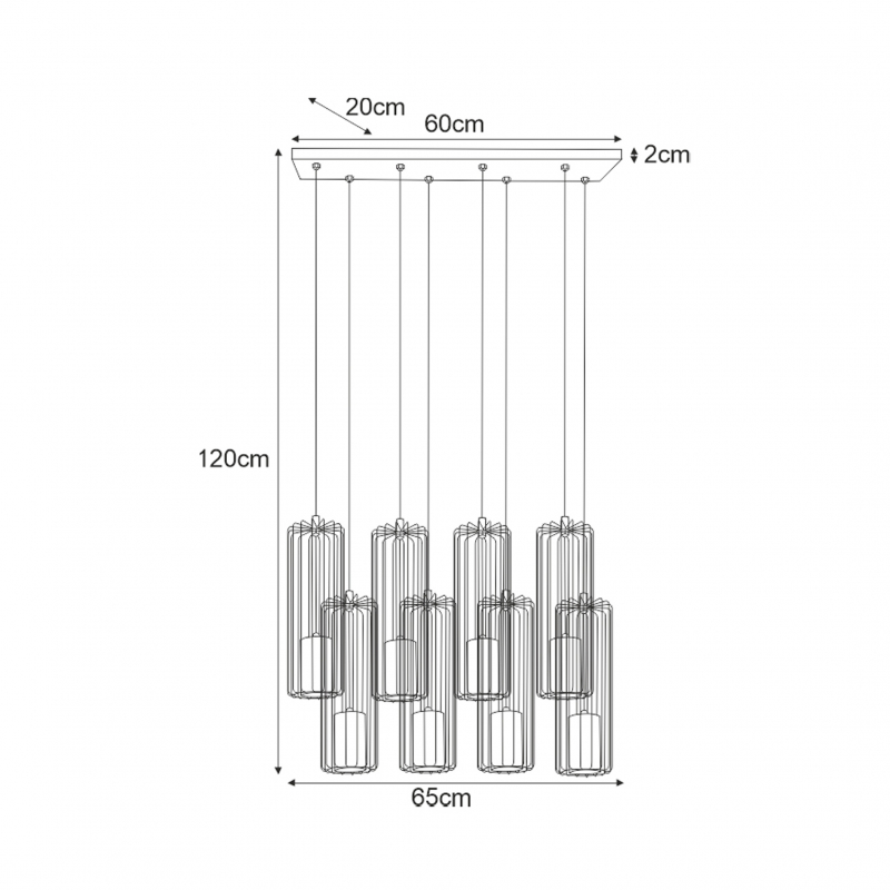 Lampa wisząca FALCON K-4933
