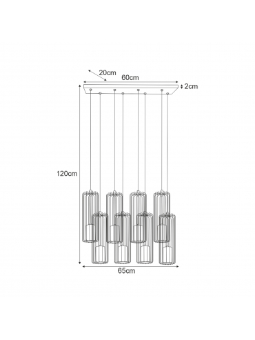 Lampa wisząca FALCON K-4933
