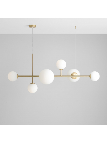Lampa wisząca DIONE 6 BRASS 1092K40
