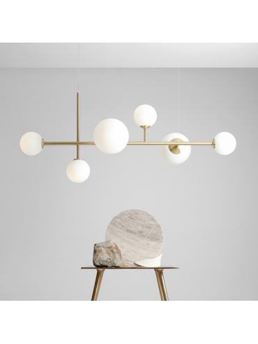 Lampa wisząca DIONE 6 BRASS 1092K40