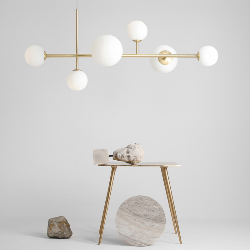 Lampa wisząca DIONE 6 BRASS 1092K40
