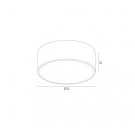 Lampa sufitowa AMORE 7034