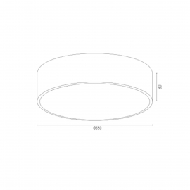 Lampa sufitowa AMORE 7035