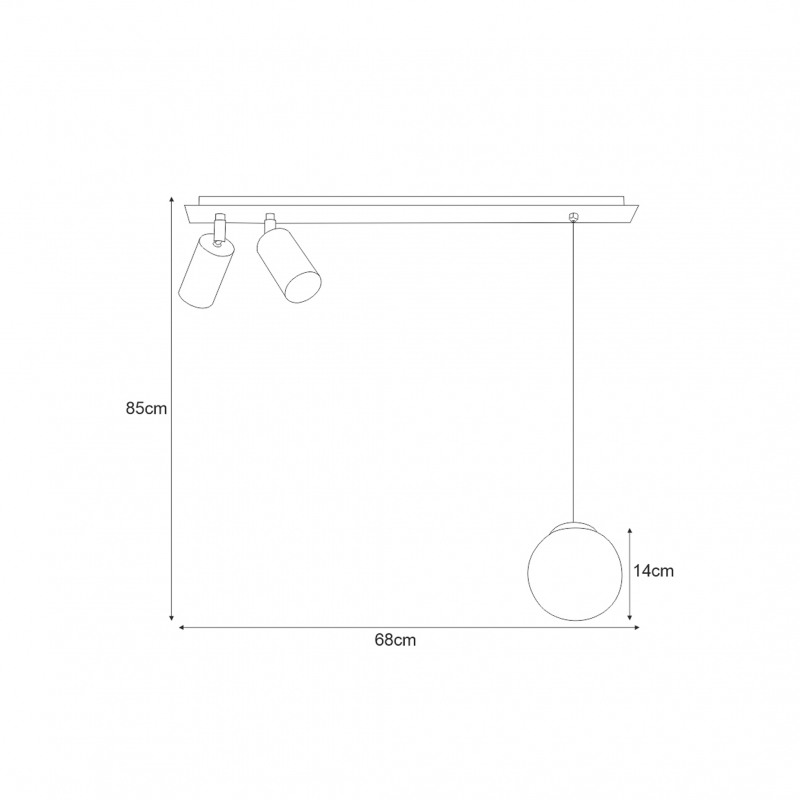 Lampa sufitowa ALBIO K-4137