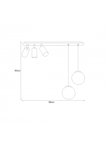 Lampa sufitowa ALBIO K-4138