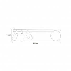 Lampa sufitowa ALBIO K-4136