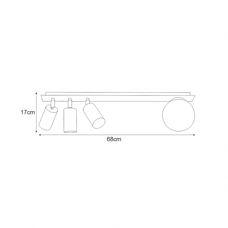 Lampa sufitowa ALBIO K-4136