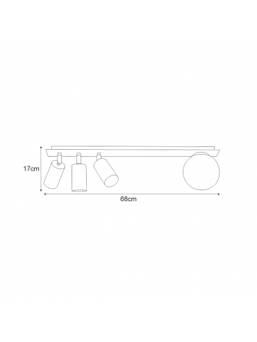 Lampa sufitowa ALBIO K-4136