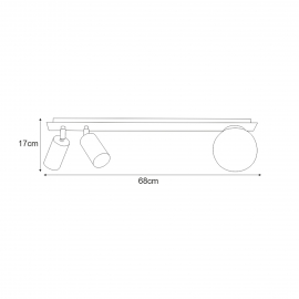 Lampa sufitowa ALBIO K-4135