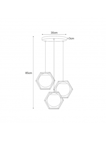 Lampa wisząca FAVO K-4787