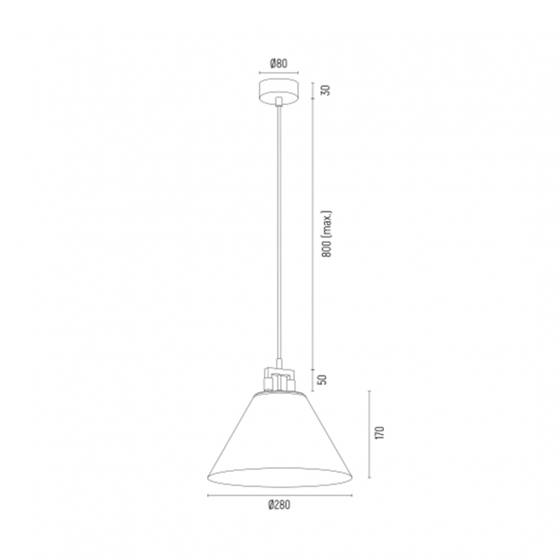 Lampa wisząca ORTE 4915